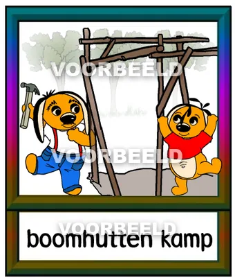 Boomhutten kamp