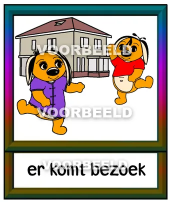 Er komt bezoek