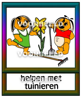 Helpen met tuinieren