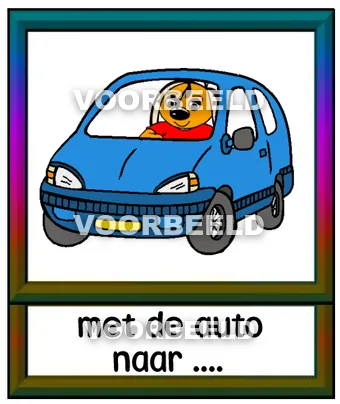 Met de auto naar