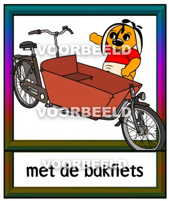 Met de bakfiets