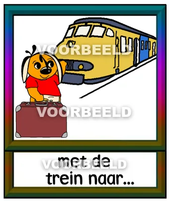 Met de trein naar...
