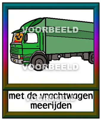 Met de vrachtwagen meerijden