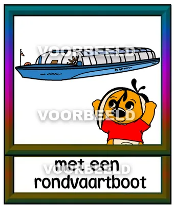 Met een rondvaartboot
