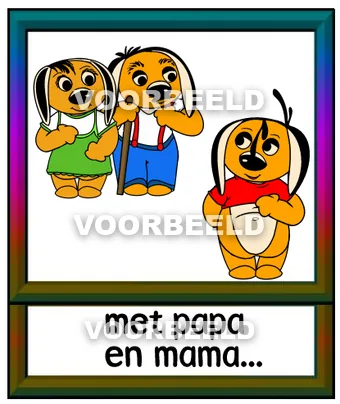 Met papa en mama...