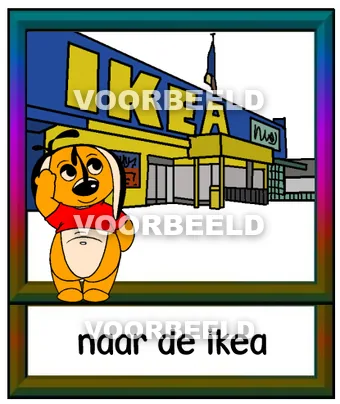 Naar de ikea