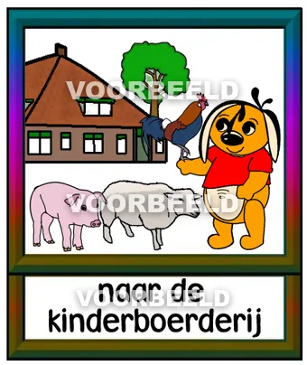 Naar de kinderboerderij