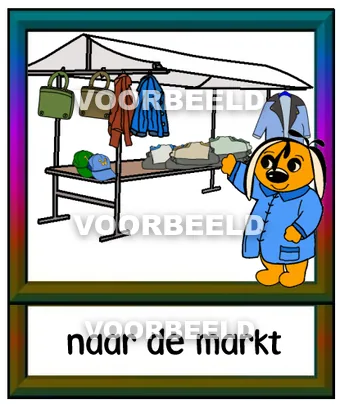 Naar de markt