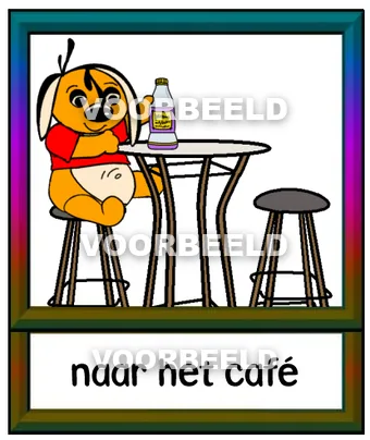 Naar het cafe