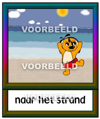 Naar het strand