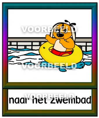 Naar het zwembad