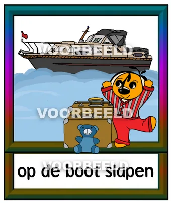 Op de boot slapen