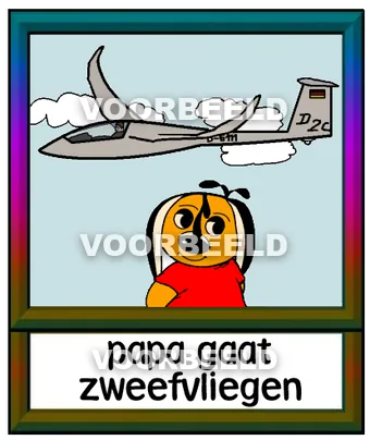 Papa gaat zweefvliegen