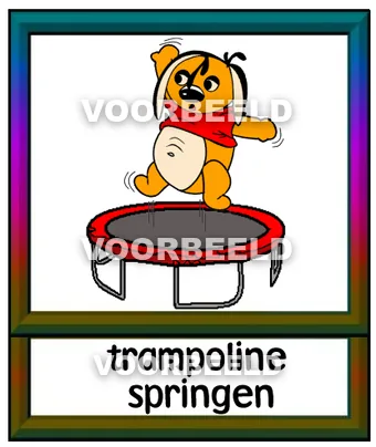Trampoline springen