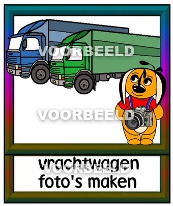 Vrachtwagen fotos maken