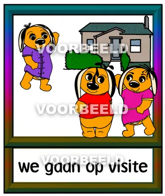 We gaan op visite
