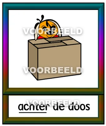 Achter de doos