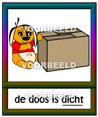 De doos is dicht