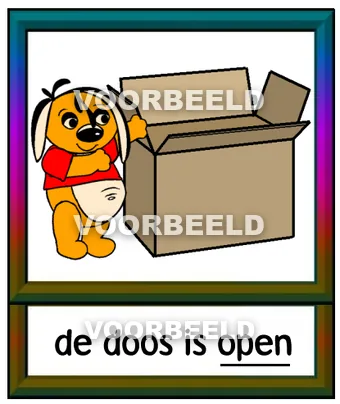 De doos is open