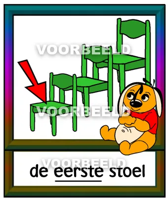 De eerste stoel