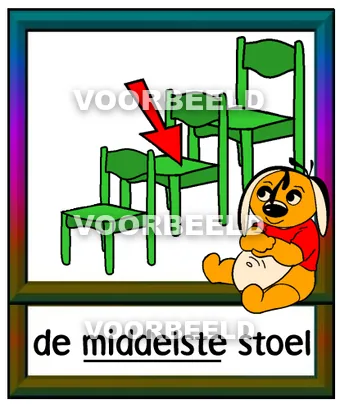 De middelste stoel
