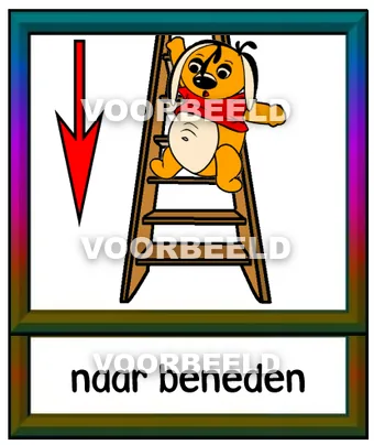Naar beneden