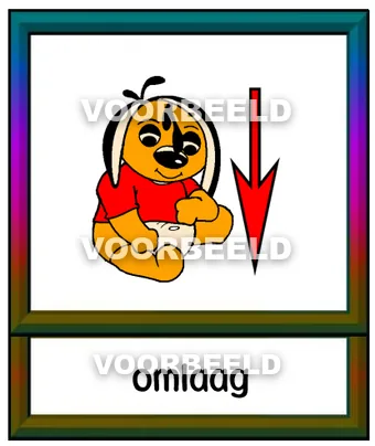 Omlaag