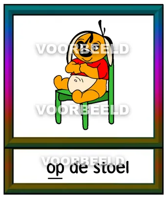 Op de stoel
