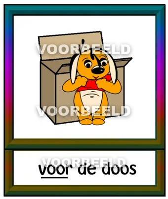 Voor de doos