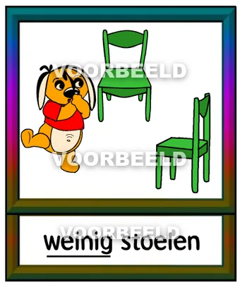 Weinig stoelen