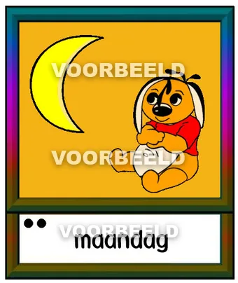 Maandag geel