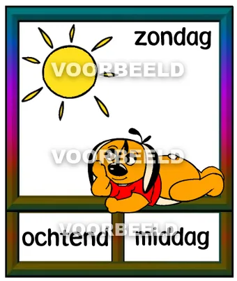 Zon ocht-mid WIT dub