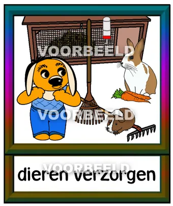 Dieren verzorgen