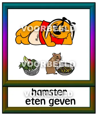Hamster eten geven