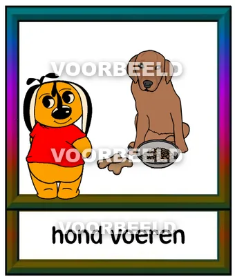 Hond voeren