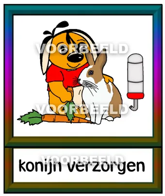 Konijn verzorgen
