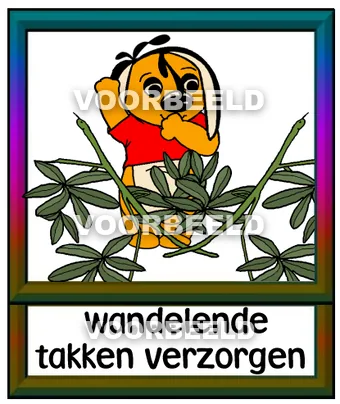 Wandelende takken verzorgen