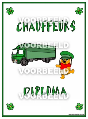 Chauffeurs diploma