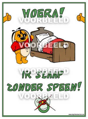 Slaap zonder speen