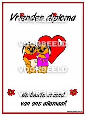 Vrienden diploma