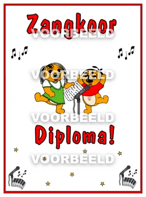 Zangkoor diploma