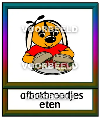 Afbakbroodjes eten