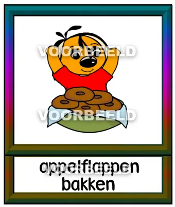 Appelflappen bakken