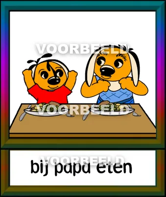 B ij papa eten