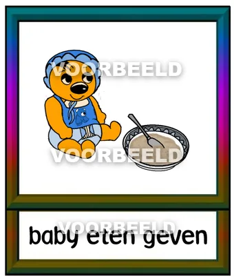 Baby eten geven