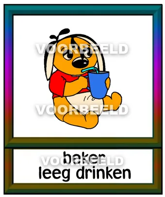 Beker leeg drinken