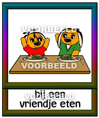 Bij een vriendje eten1