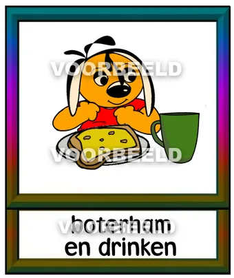 Boterham en drinken