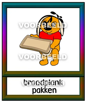 Broodplank pakken