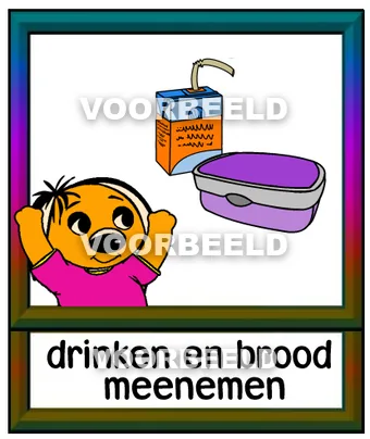 Drinken en brood meenemen